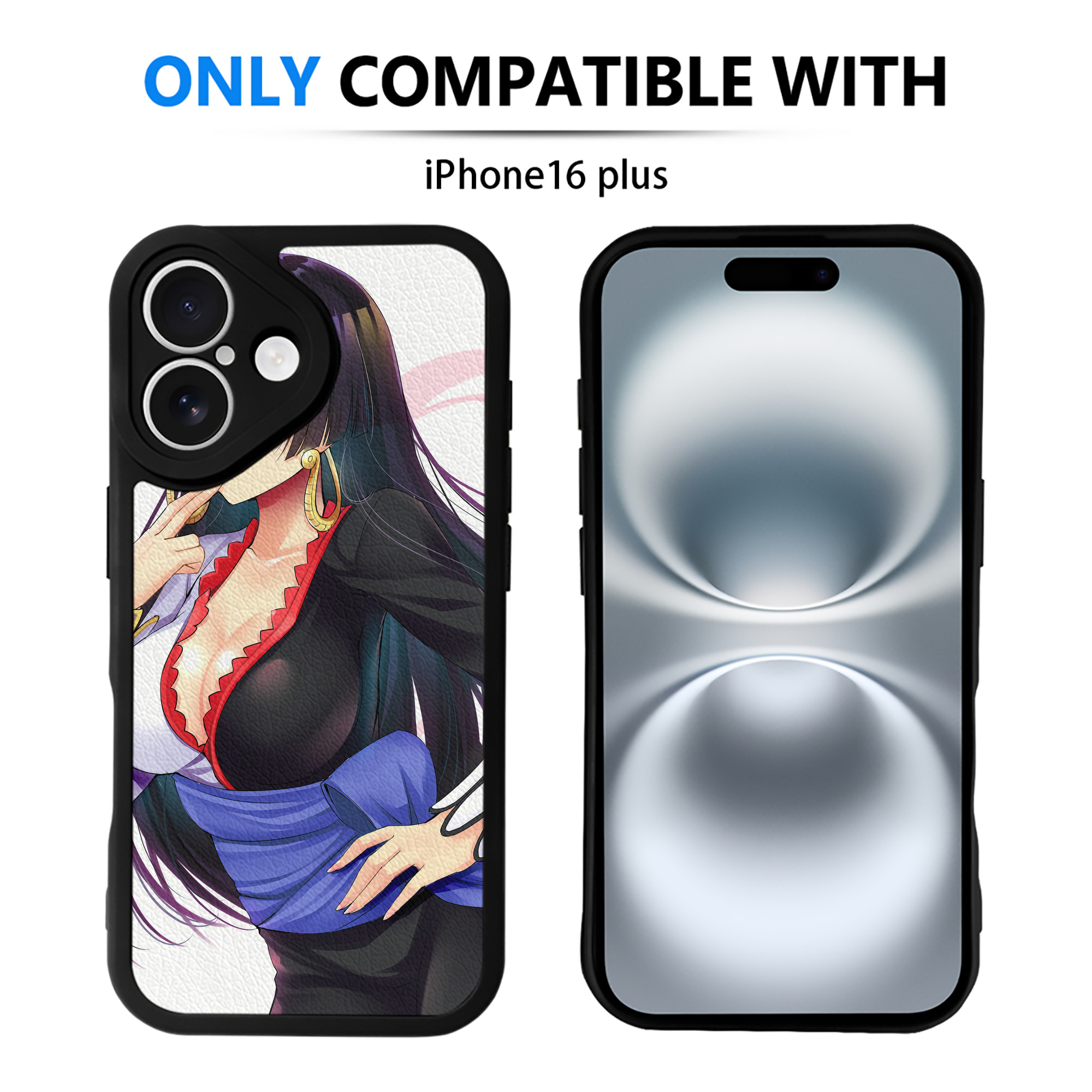 （画像用） ワンピース ONE PIECE 【iPhone 16シリーズ対応】シリコンスマホケース（レザー調） 材質：シリコン